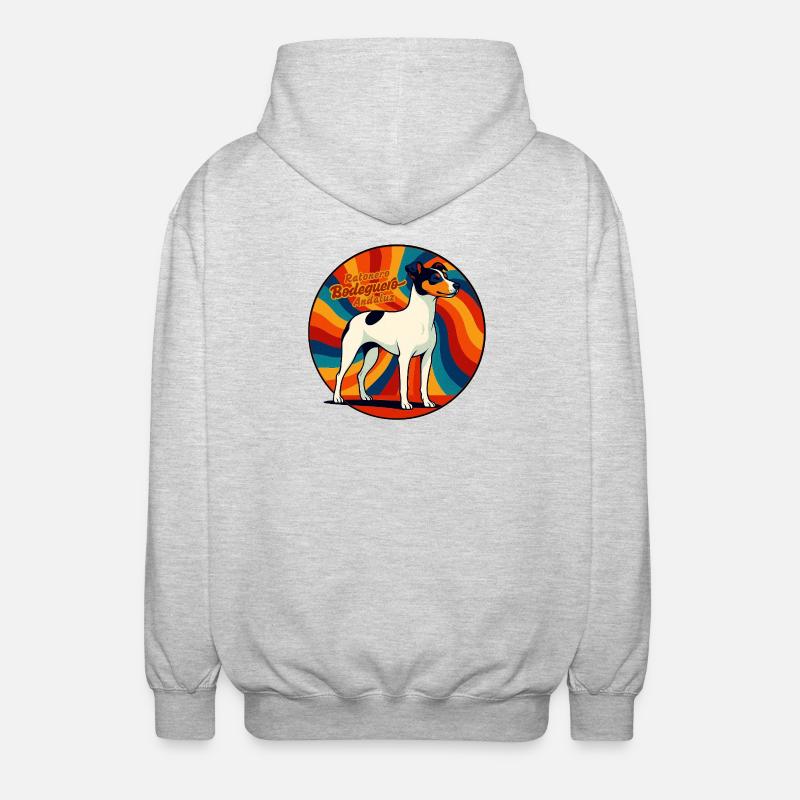 Bodeguero PopArt  - Unisex Kapuzenjacke - Hellgrau meliert