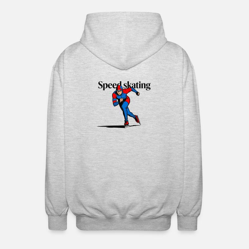 Skating - Unisex Hooded Jacket - light heather grey