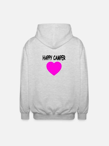 Camper - Unisex Kapuzenjacke - Hellgrau meliert