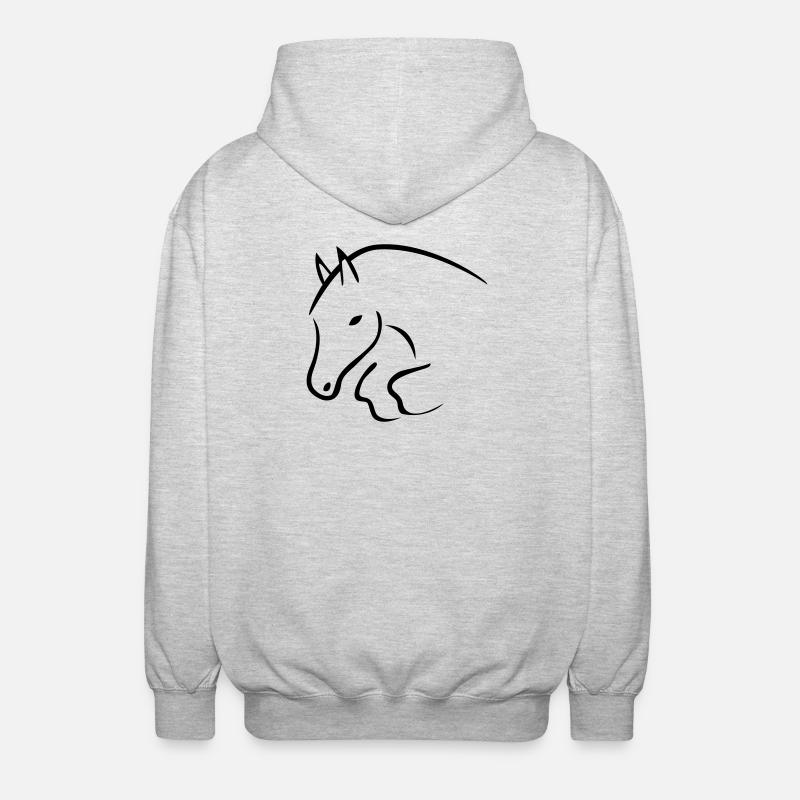 magic13 - Unisex Hooded Jacket - light heather grey