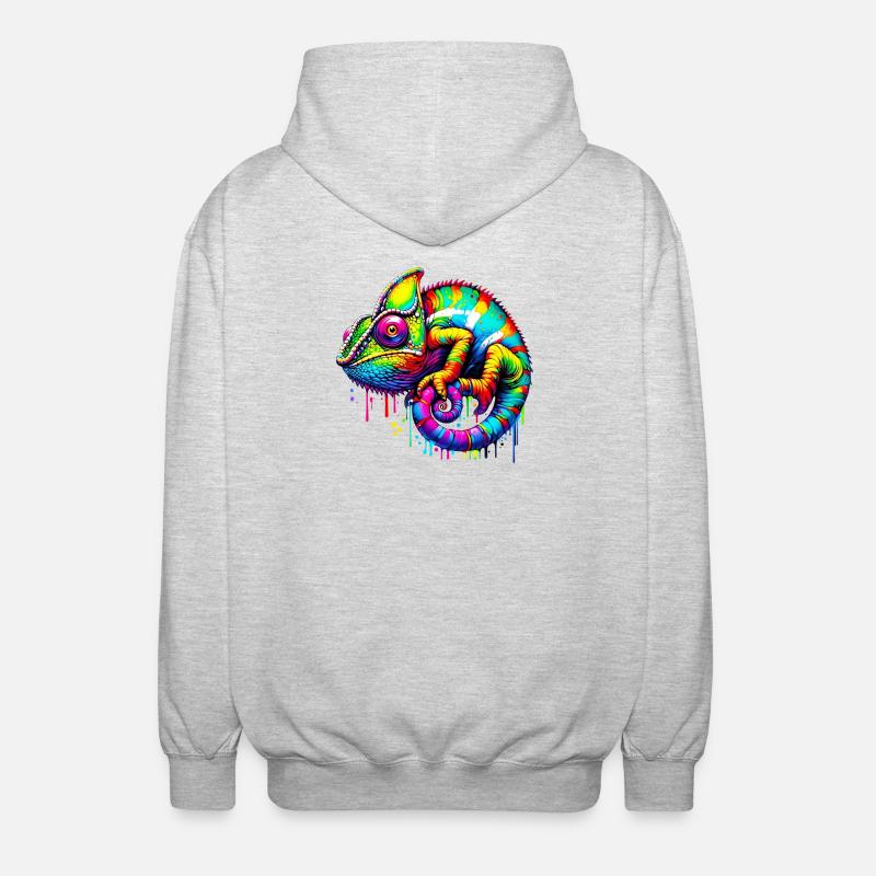 Chameleon - Unisex Hooded Jacket - light heather grey
