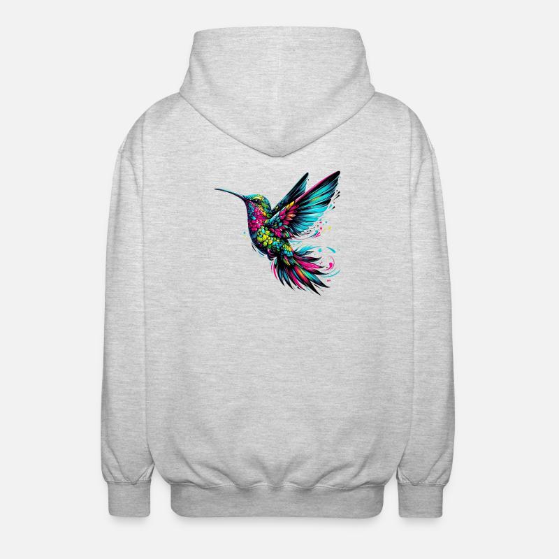 Colibri - Veste à capuche unisexe - gris clair chiné
