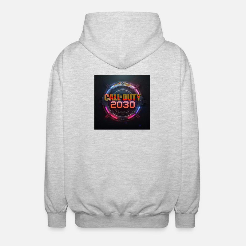 Frontline 2030 Neon Expanse - Unisex Kapuzenjacke - Hellgrau meliert