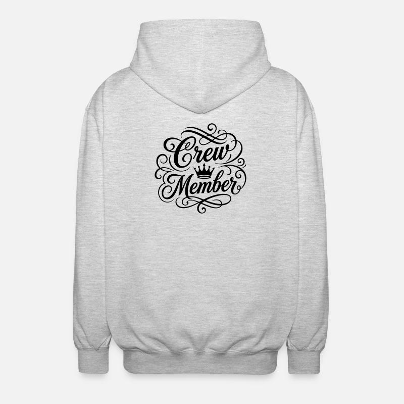Membre d’équipage Krone - Veste à capuche unisexe - gris clair chiné