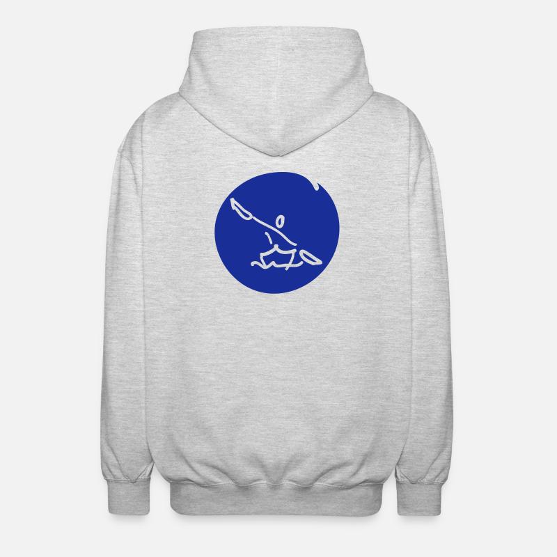 Kayak-chemin - Veste à capuche unisexe - gris clair chiné
