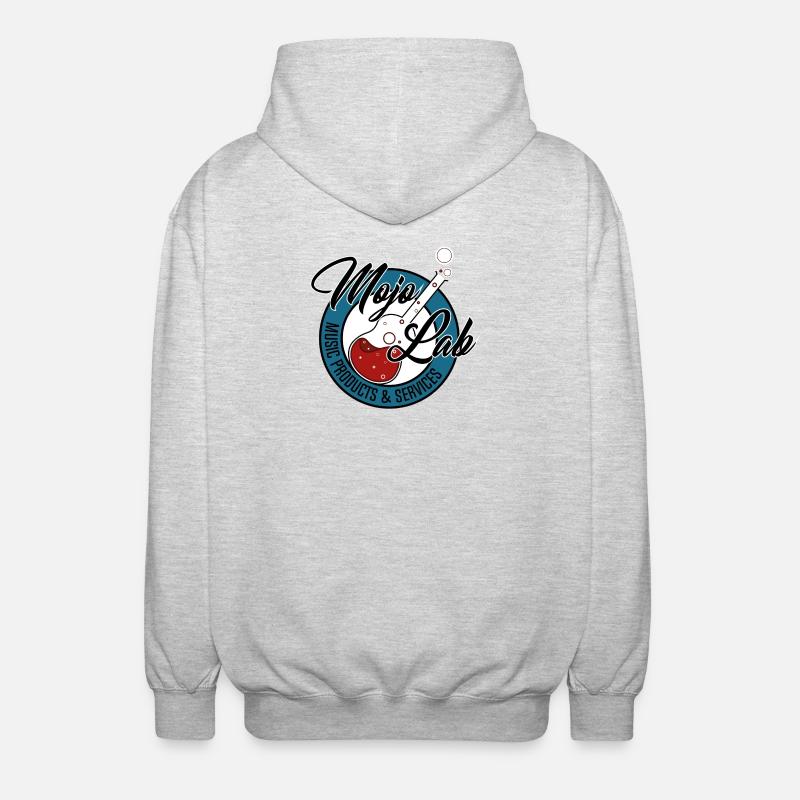 mojolab gitar - Unisex Kapuzenjacke - Hellgrau meliert