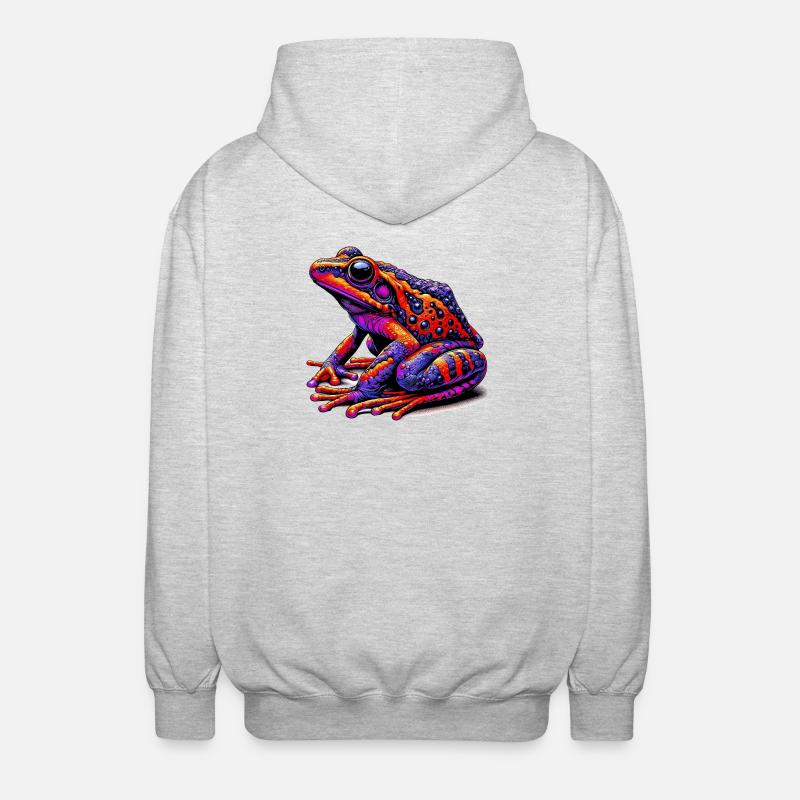 Frog - Unisex Hooded Jacket - light heather grey