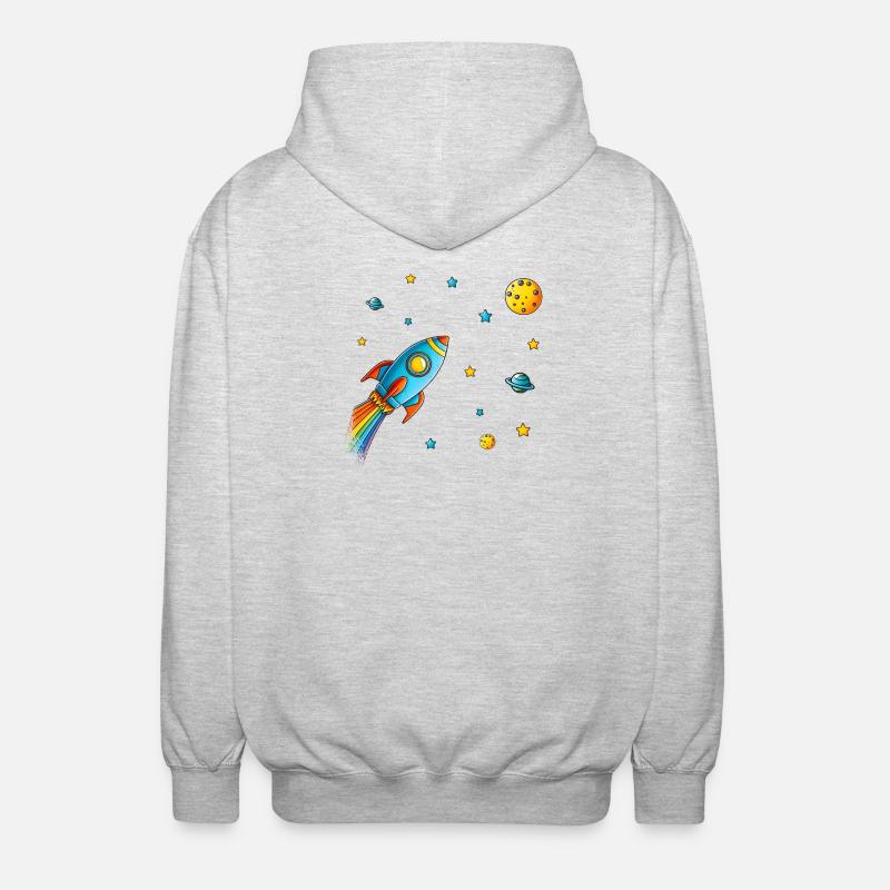 Espace d’aventure - Veste à capuche unisexe - gris clair chiné