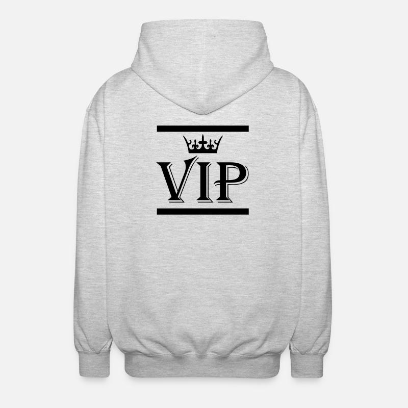VIP - Veste à capuche unisexe - gris clair chiné