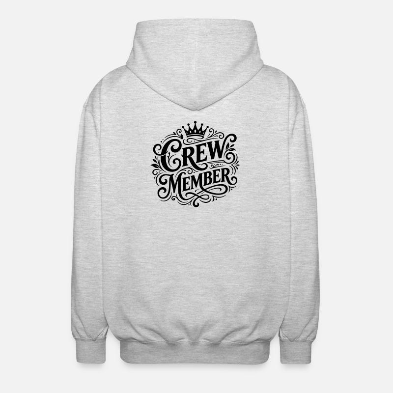 Membre d’équipage Krone - Veste à capuche unisexe - gris clair chiné