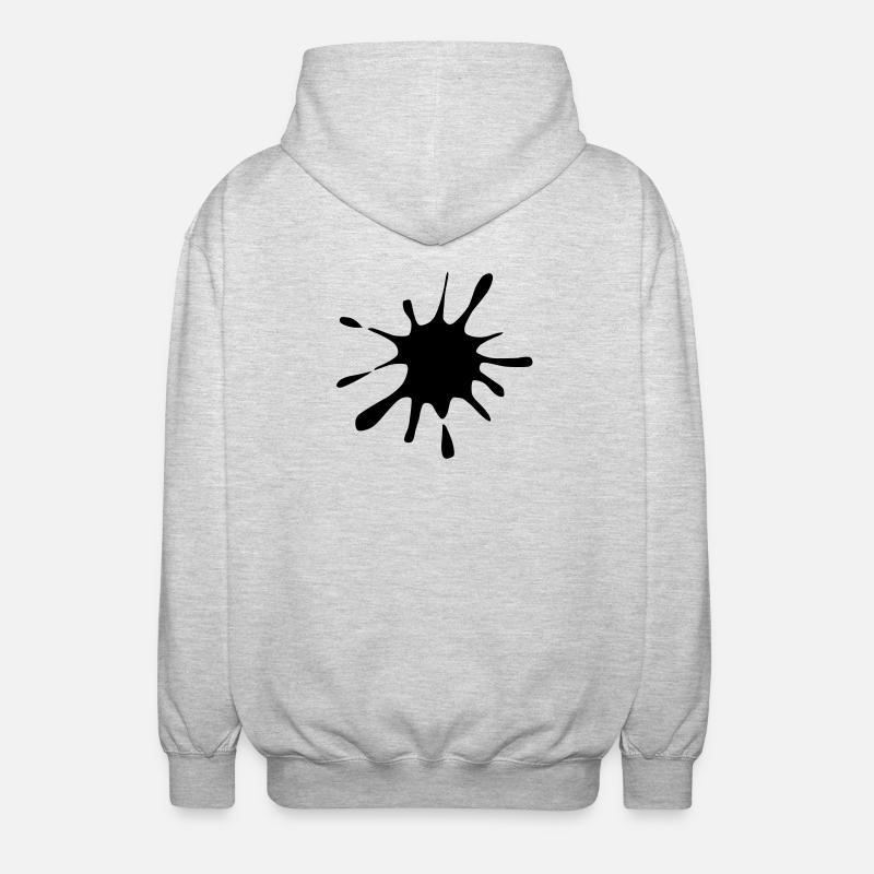 Blob - Unisex Hooded Jacket - light heather grey