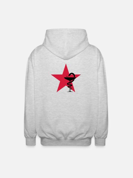 Pharmacy / Apotheke / Pharmacie - Unisex Hooded Jacket - light heather grey