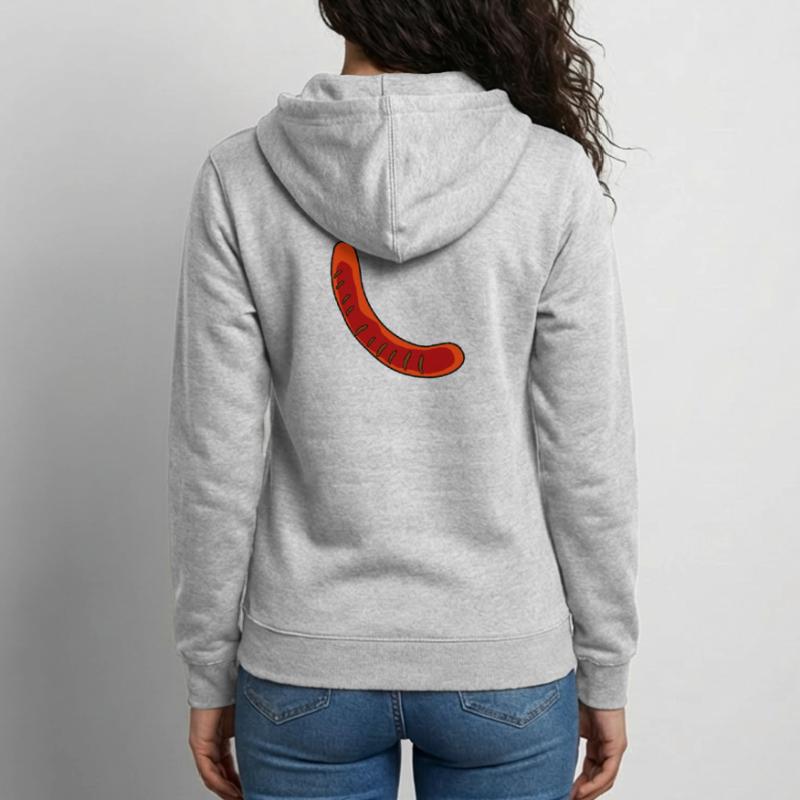 Wurst oder Bratwurst Unisex Kapuzenjacke