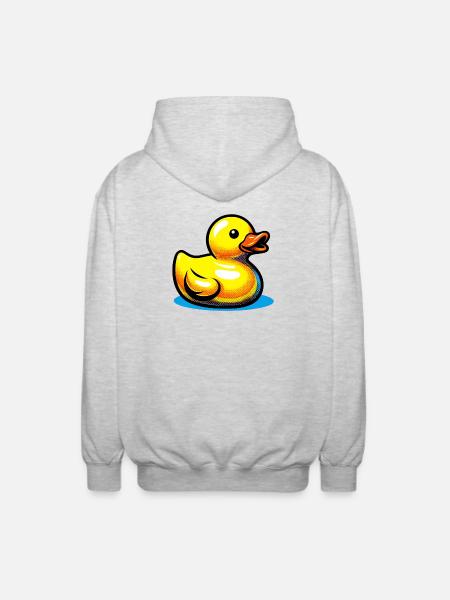 Duckling Duck Duck Duck - Unisex Hooded Jacket - light heather grey