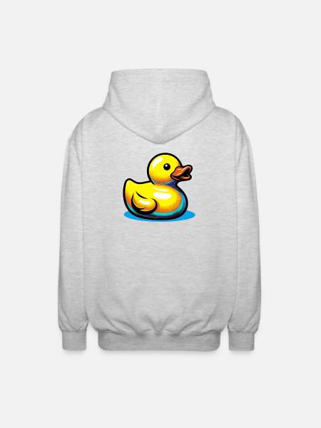Duckling Duck Duck Duck - Unisex Hooded Jacket - light heather grey
