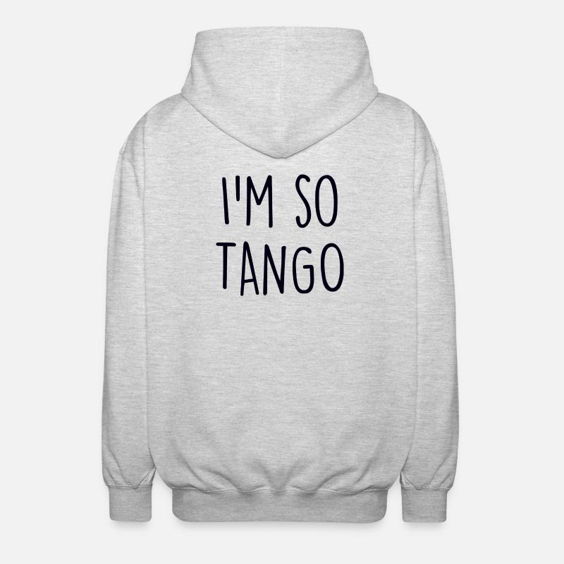 Danseur de tango - Veste à capuche unisexe - gris clair chiné