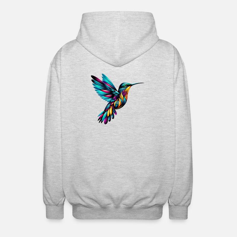 Colibri - Veste à capuche unisexe - gris clair chiné