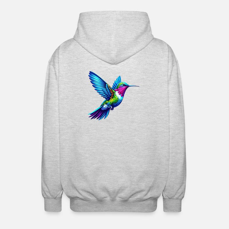 Colibri - Veste à capuche unisexe - gris clair chiné