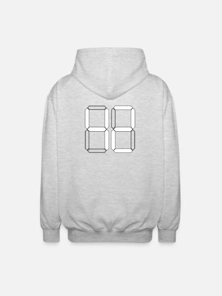 NUMBER 42 Forty-Two Gift Digital - Unisex Hooded Jacket - light heather grey