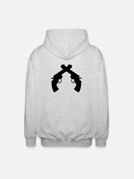 Police - Policeman - Cop - Policier - Polizei - Unisex Hooded Jacket - light heather grey