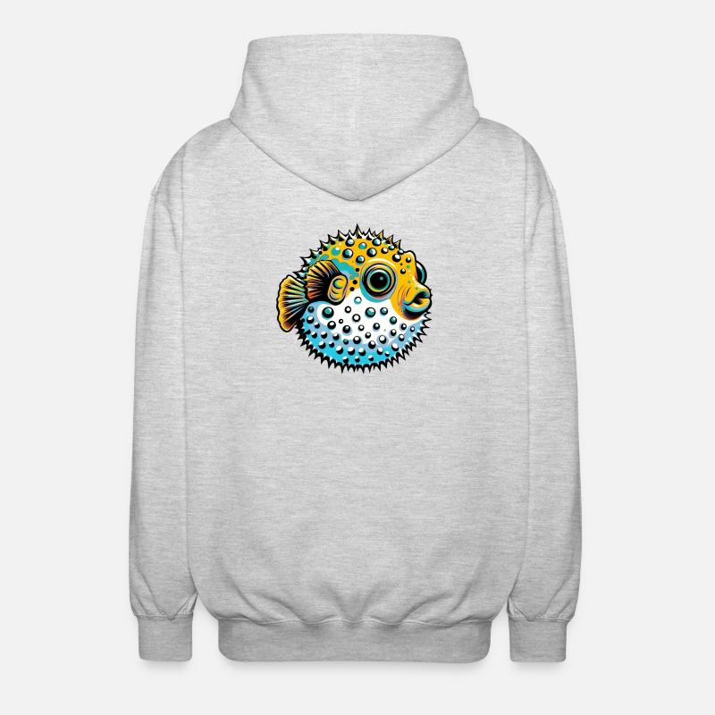 Blowfish - Veste à capuche unisexe - gris clair chiné