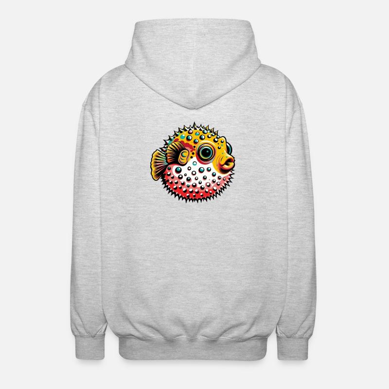 Blowfish - Veste à capuche unisexe - gris clair chiné