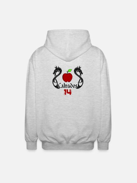 Calvados 14 - Unisex Hooded Jacket - light heather grey