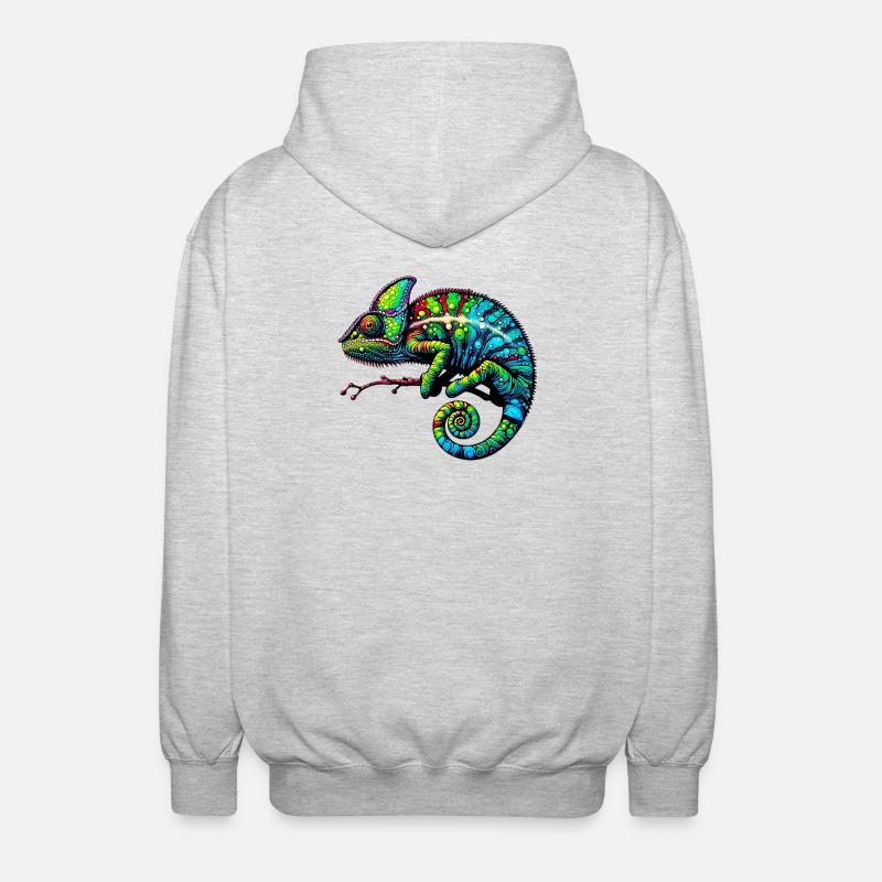 Chameleon - Unisex Hooded Jacket - light heather grey