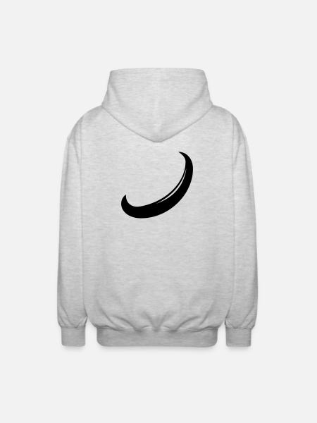 boomerang - Unisex Hooded Jacket - light heather grey