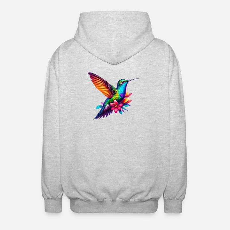 Colibri - Veste à capuche unisexe - gris clair chiné