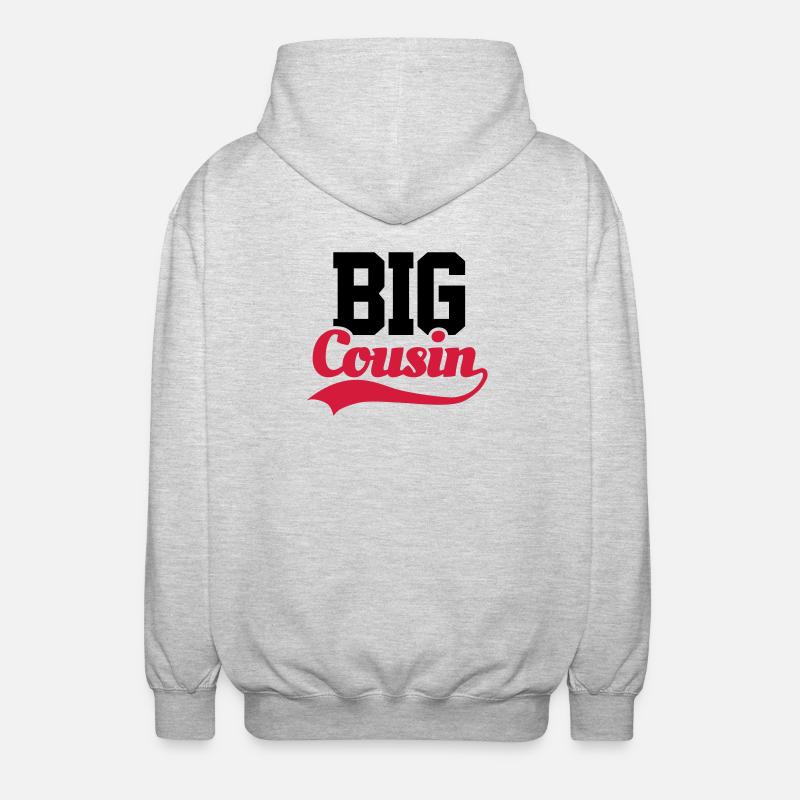 Big Cousin - Veste à capuche unisexe - gris clair chiné