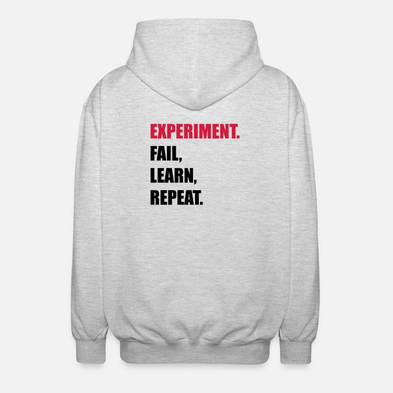 science - Unisex Hooded Jacket - light heather grey