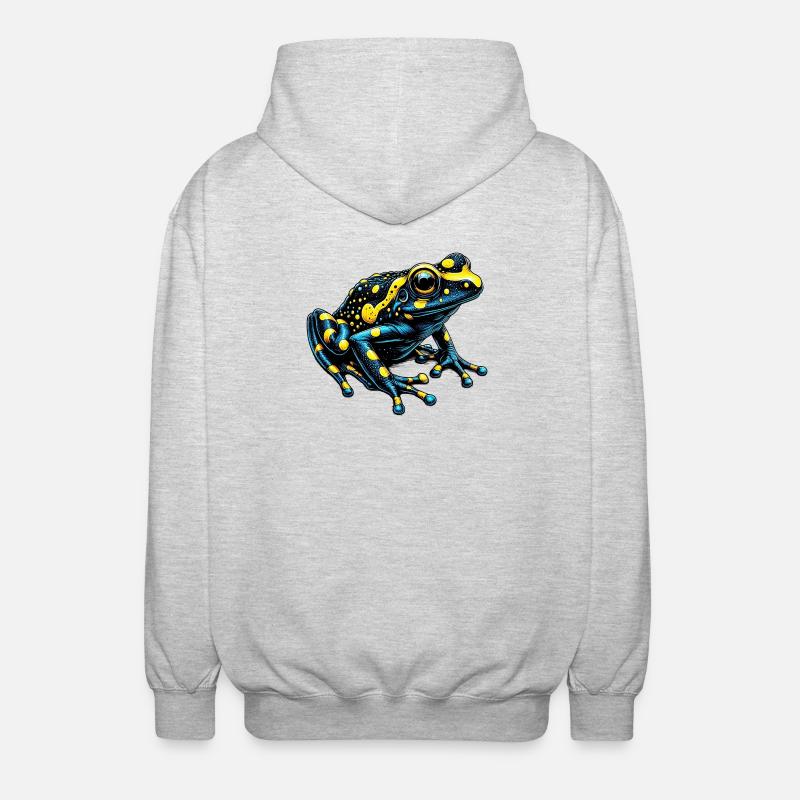 Frog - Unisex Hooded Jacket - light heather grey