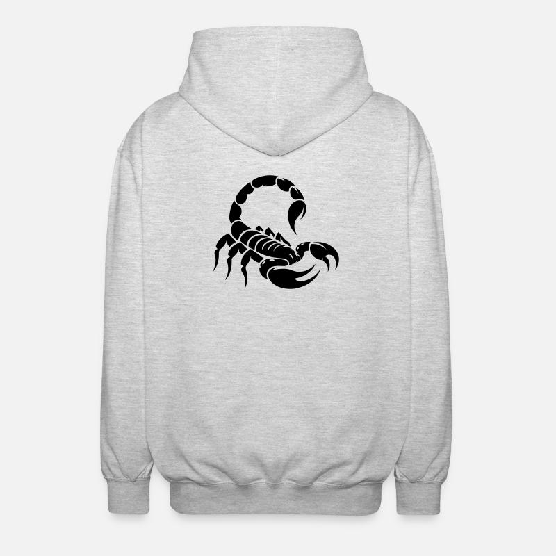 Scorpion 2 - Veste à capuche unisexe - gris clair chiné