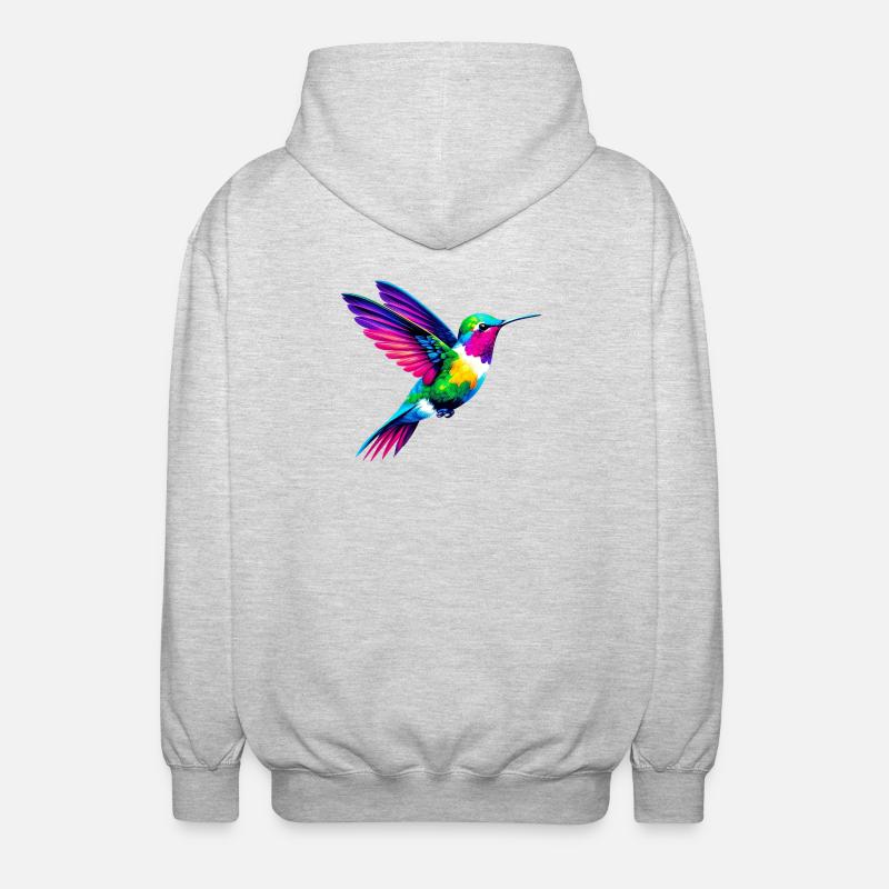 Colibri - Veste à capuche unisexe - gris clair chiné