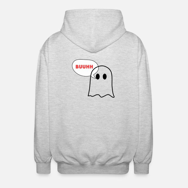 Expressive comic idiom - Unisex Hooded Jacket - light heather grey