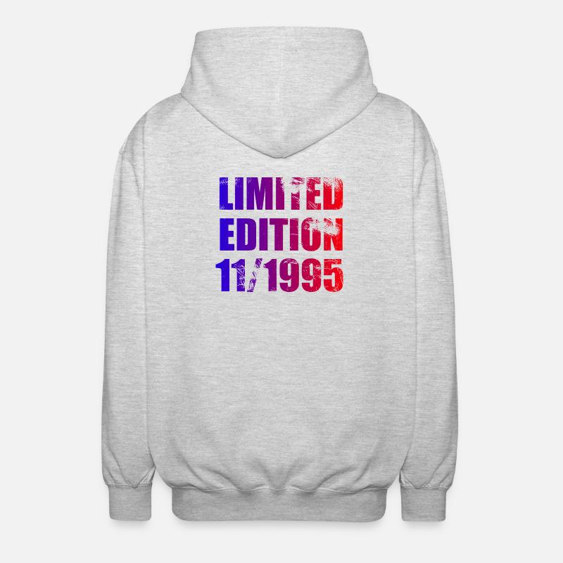 30e anniversaire Edition limitée 11/1995 - Veste à capuche unisexe - gris clair chiné