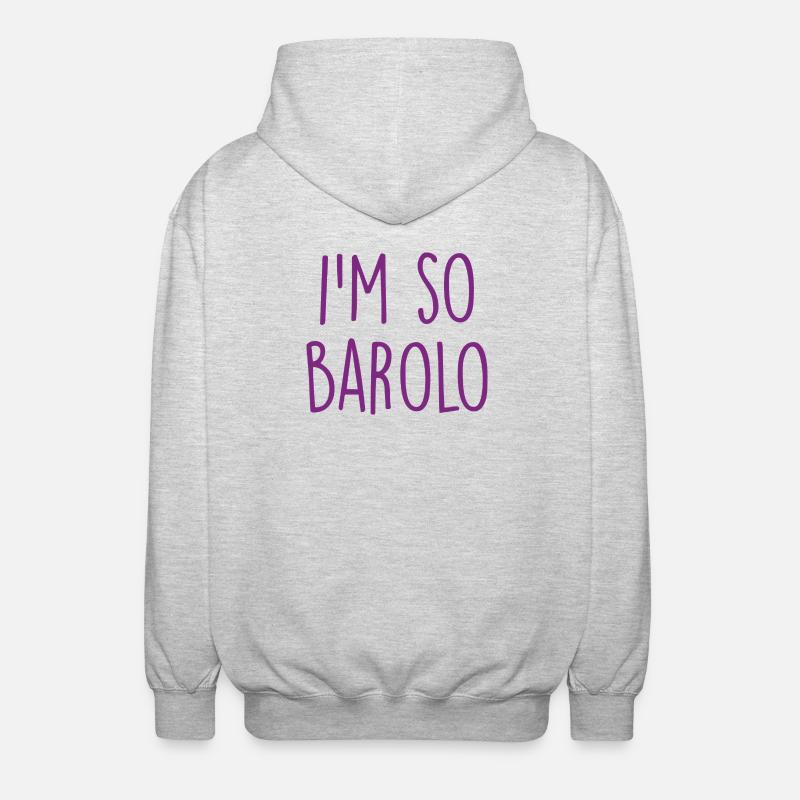Barolo - Veste à capuche unisexe - gris clair chiné