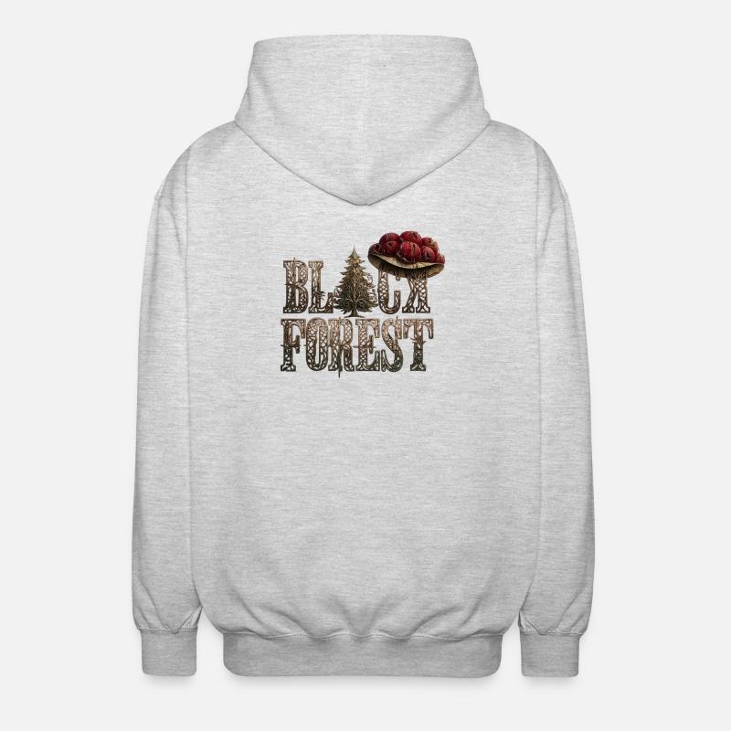 Black Forest - Unisex Kapuzenjacke - Hellgrau meliert