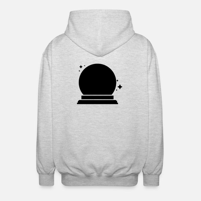 Crystall ball - Unisex Hooded Jacket - light heather grey