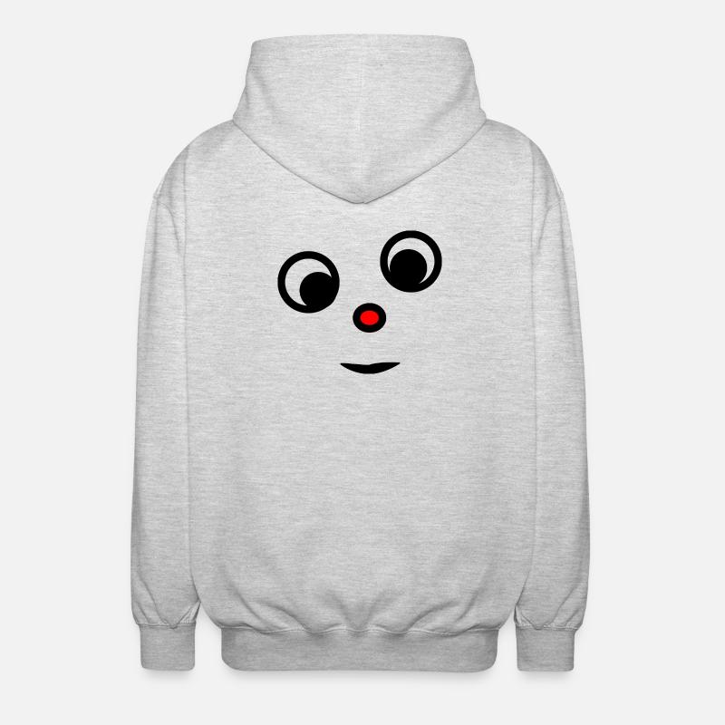 HUMOUR. CITATION. MESSAGE. RETRAITE. ANNIVERSAIRE. - Veste à capuche unisexe - gris clair chiné