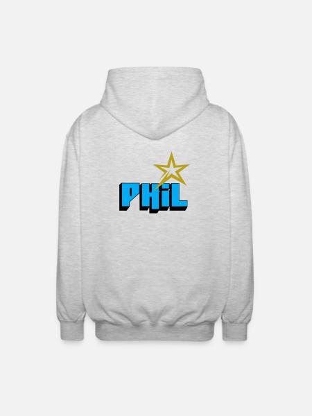 Phil - Unisex Hooded Jacket - light heather grey