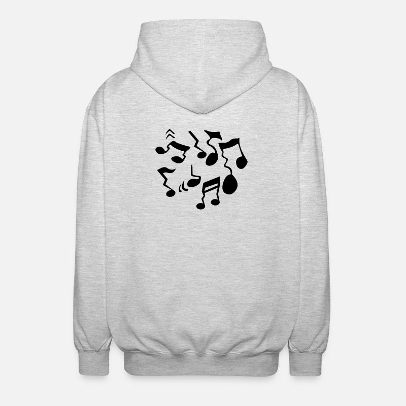 Faux tons - Veste à capuche unisexe - gris clair chiné