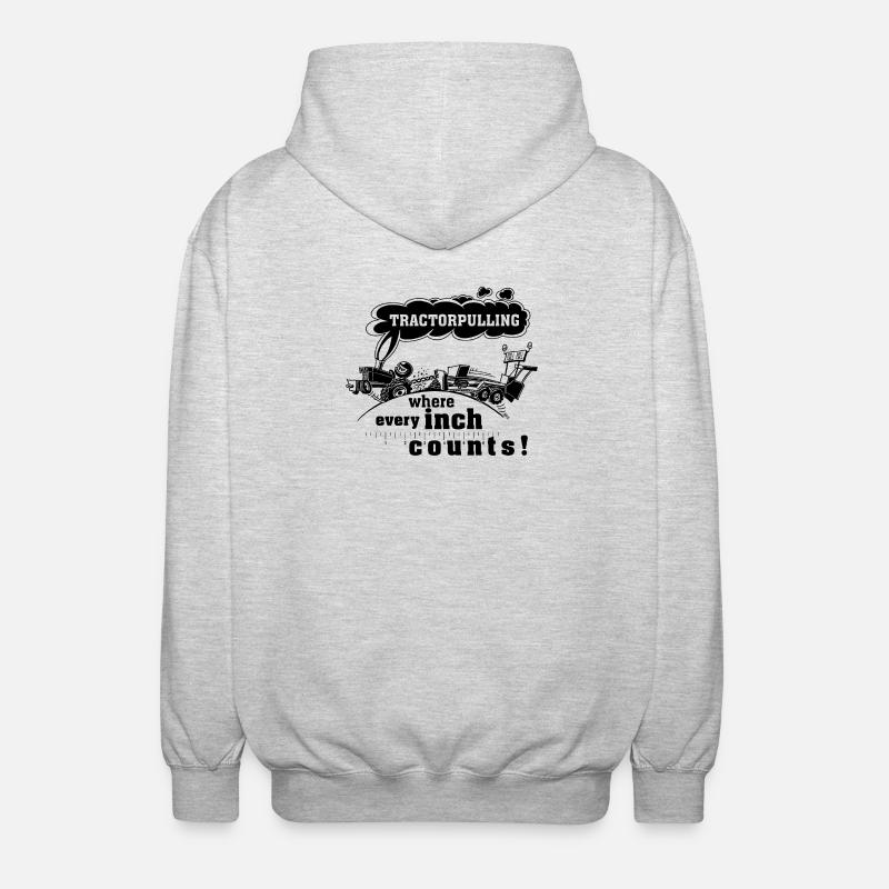 TP où chaque centimètre compte - Veste à capuche unisexe - gris clair chiné