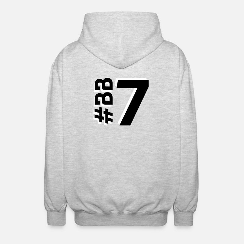 BB7 - Veste à capuche unisexe - gris clair chiné