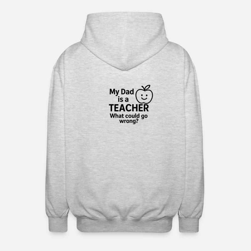 Diction joyeuse - Veste à capuche unisexe - gris clair chiné