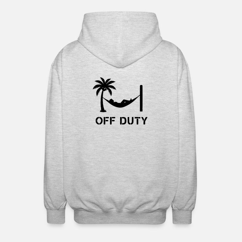 Hängematte Off Duty Feierabend - Unisex Kapuzenjacke - Hellgrau meliert