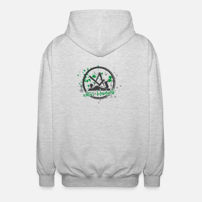 Schreiner Stolz gris-vert - Veste à capuche unisexe - gris clair chiné