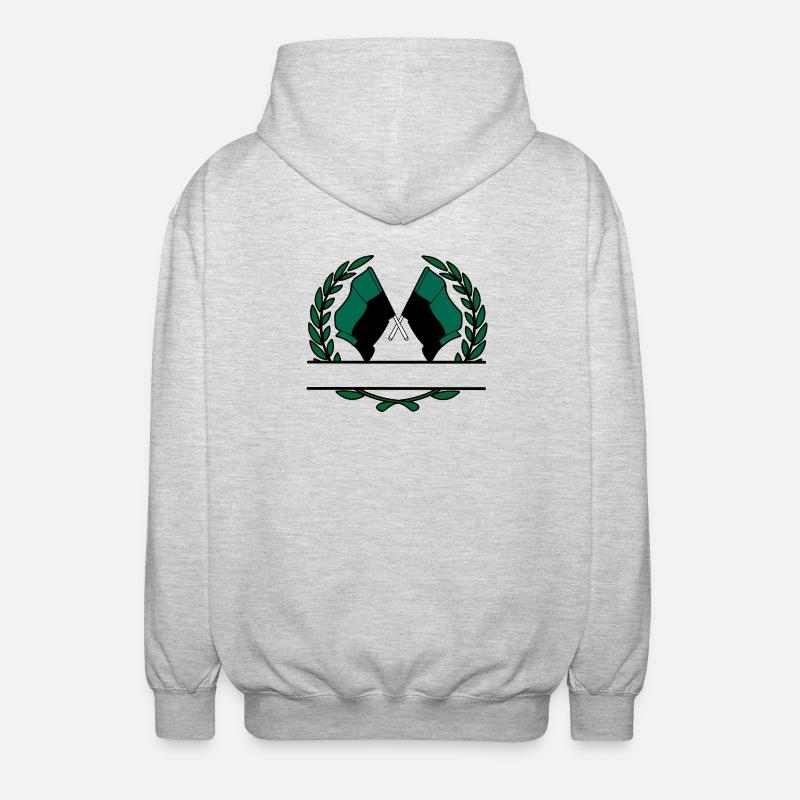 Texel Laurel Custom – Island Edition - Unisex Hooded Jacket - light heather grey