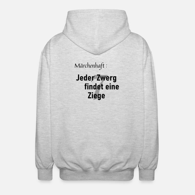 Märchenhaft - Unisex Kapuzenjacke - Hellgrau meliert